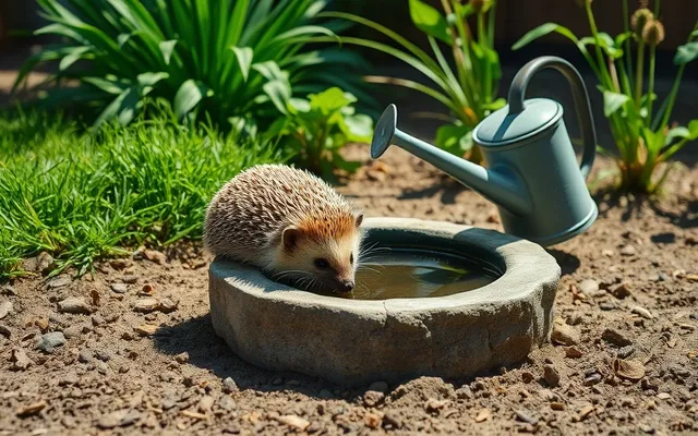 Arroser son jardin en été : 3 astuces pour sauver les hérissons de la sécheresse