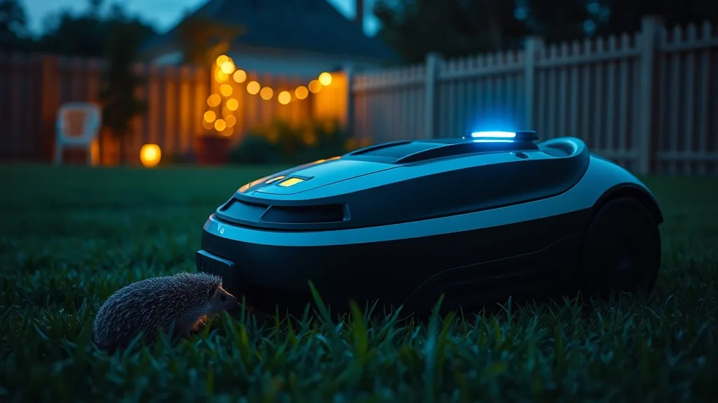 Tondeuse robot et hérisson : les dangers cachés la nuit pour votre jardin