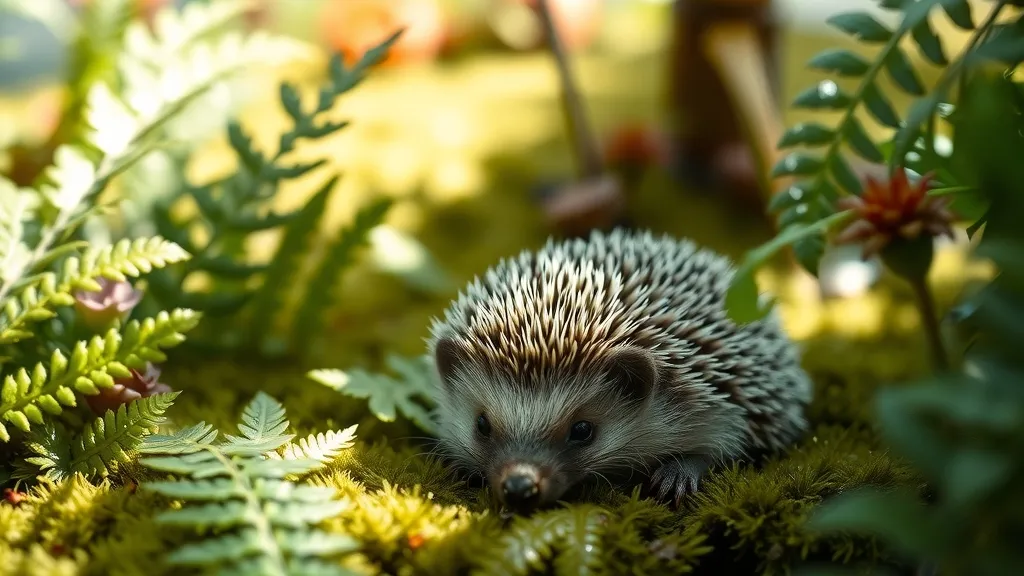Un coin frais au jardin peut-il aider les hérissons ?