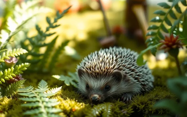Un coin frais au jardin peut-il aider les hérissons ?