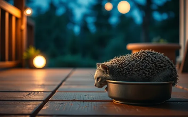 Hérisson et chat : comment gérer la gamelle sans risques pour la biodiversité
