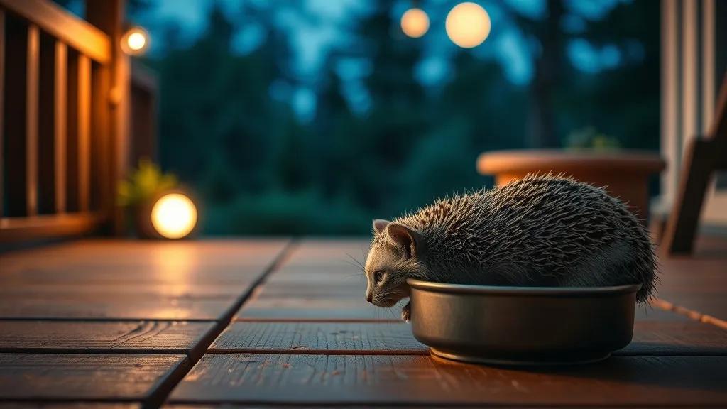 Hérisson et chat : comment gérer la gamelle sans risques pour la biodiversité
