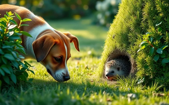 Hérisson et chien : guide complet pour une cohabitation sans danger au jardin