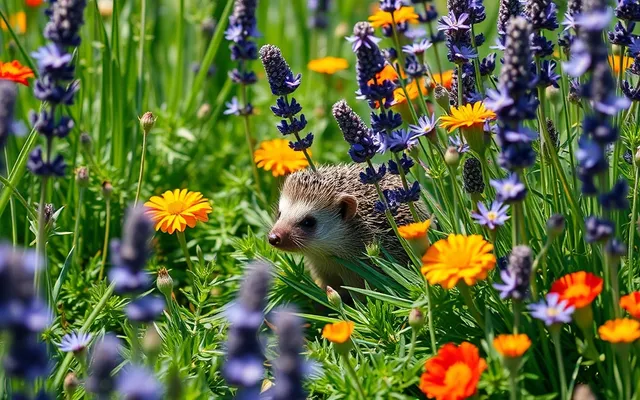 Jardin fleuri pour hérissons : 10 fleurs indispensables pour booster la biodiversité en 2026