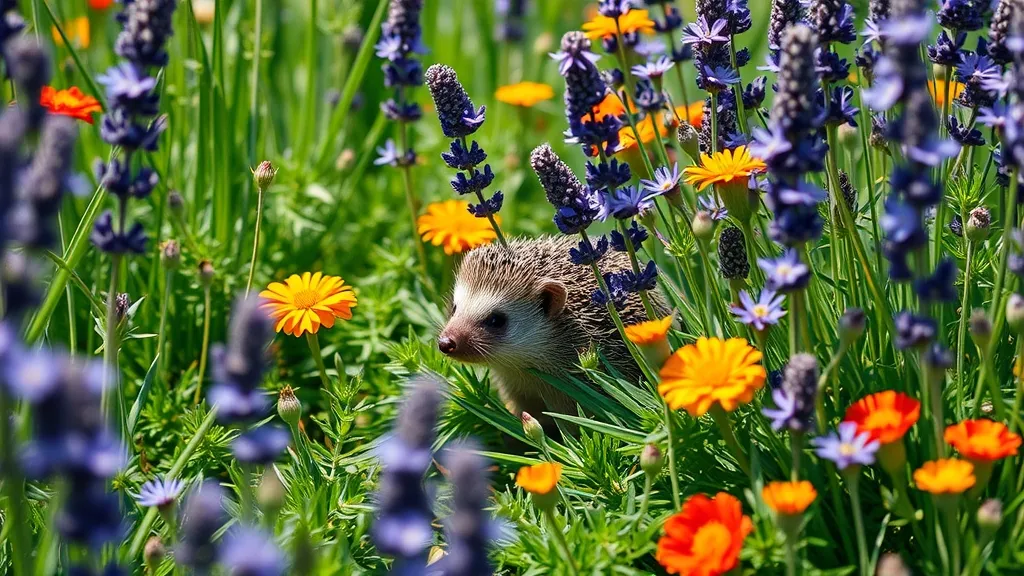 Jardin fleuri pour hérissons : 10 fleurs indispensables pour booster la biodiversité en 2026