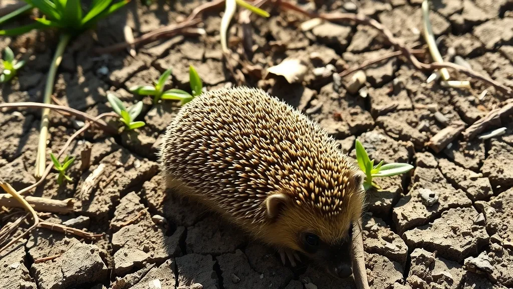 Sécheresse et hérissons : pourquoi arroser moins aide les insectes